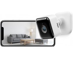 White-Label® Hondencamera - Huisdiercamera - Babyfoon met Camera en App - Baby Monitor - Full HD - Wit
