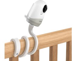 Flexibele Babyfoon Houder - Camera Beugel - Babykamer Bewaken - Universeel Verstelbaar - N.v.t. - Wit