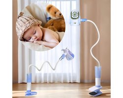 Babyfoon Standaard - Monitor Houder - Baby Observatie - Flexibele Arm - 95 cm Lengte - Blauw