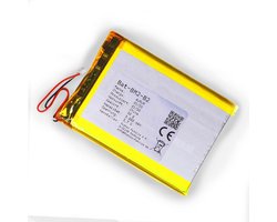 Vervangende Accu - Reserve Batterij - Babyfoon Voeden - 3 Kabels Type B - 3000 mAh - Zwart