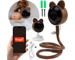 Mary's Babyfoon, kindercamera - beer, WiFi TUYA, bewegingsdetectie, slaapliedjes