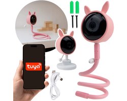 Mary's Babyfoon, kindercamera - konijn, WiFi TUYA, bewegingsdetectie, slaapliedjes