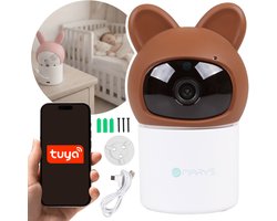Mary's Draaibare elektronische babyfoon, kindercamera Teddybeer, WiFi TUYA, bewegingsdetectie, USB