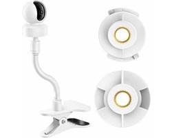 Babyfoonhouder - Camera standaard - Kindkamer bewaken - Flexibele zwanenhals - 25 cm lengte - Wit