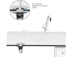 Babyfoon Houder - Camerahouder Monitor - Veilig Toezicht Kinderen - Geen Boren Nodig - 3.2/4.3 Inch - Wit