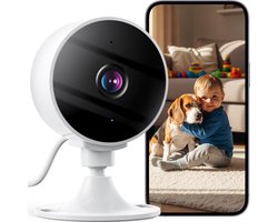 Hondencamera - Huisdiercamera - Babyfoon met Camera en App - Baby Monitor - Full HD - nacht modus