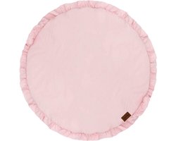 MorDesign - Boxkleed Rond - Ruffle - 95 cm - Zacht gevoerd - Speelkleed