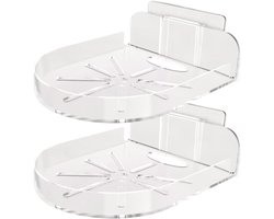 Babyfoon Wandbevestiging - Monitor Standaard - Babykamer Organiseren - Huurvriendelijke Montage - 2 Stuks - Wit