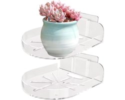 Babyfoon Wandbevestiging - Muurbevestiging Camera - Veilige Positionering - Schadevrij Verwijderen - 12x9.5 cm - Wit