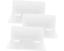 Babyfoon Beugel - Camera Plank - Monitoren Beveiligen - Ruimtebesparend Ontwerp - 3 Stuks - Wit