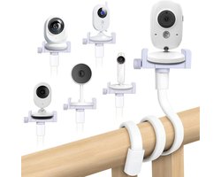 Babyfoonhouder Flexibel - Camerahouder Opvouwbaar - Babykamer Observeren - 1/4 inch Schroefdraad - 153 x 104 x 35 cm - Zwart