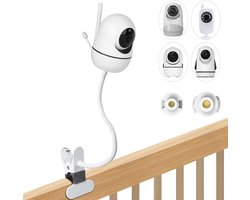 SnelShoppen - Flexibele Babyfoonhouder Universele Babymonitorstandaard 360 Graden Verstelbare Camerahouder 1/4 Inch Schroef Voor Babyfoons Bewakingsca