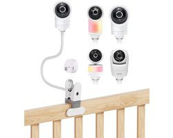 SnelShoppen - Flexibele Zwenkbeugel voor Babyfoon en Camera, Compatibel met VTech en LeapFrog, 1/4 Inch Draad, Ideaal voor Thuis en Op Reis, Verstelba