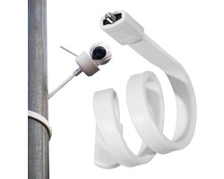 Babyfoon Houder - Camera Plank - Babykamer Bewaken - Verstelbare Hoogte - 52 cm - Wit
