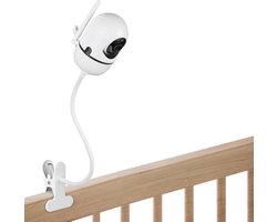 Babyfoon Camera Houder - Babycamera Standaard - Babykamer Overzicht - Flexibele Gooseneck - 30 cm Lengte - Wit